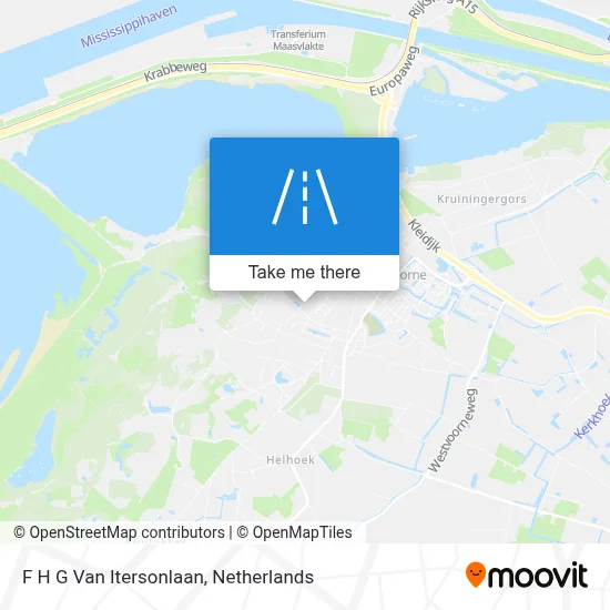 F H G Van Itersonlaan map