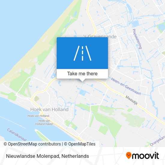 Nieuwlandse Molenpad map