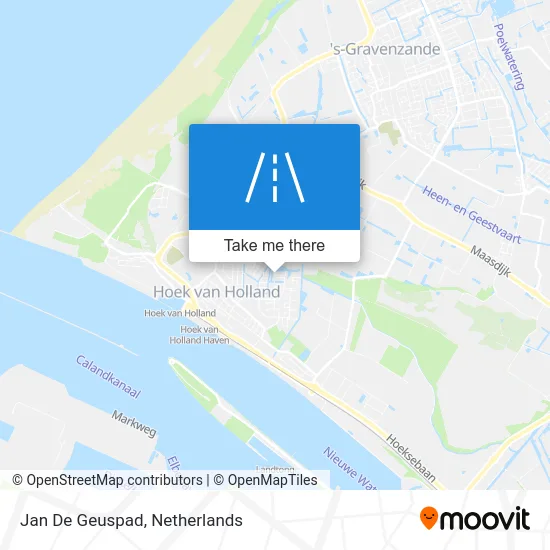Jan De Geuspad map