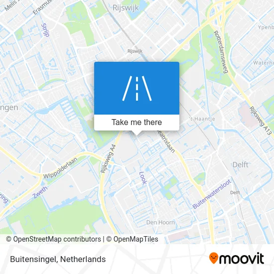 Buitensingel map
