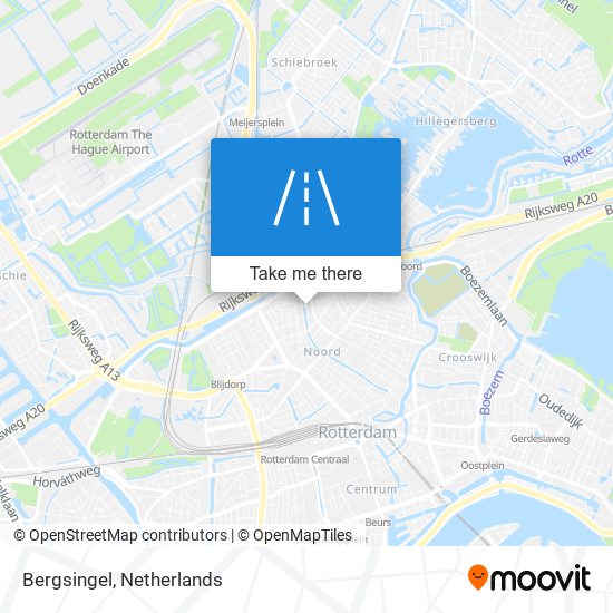 Bergsingel map