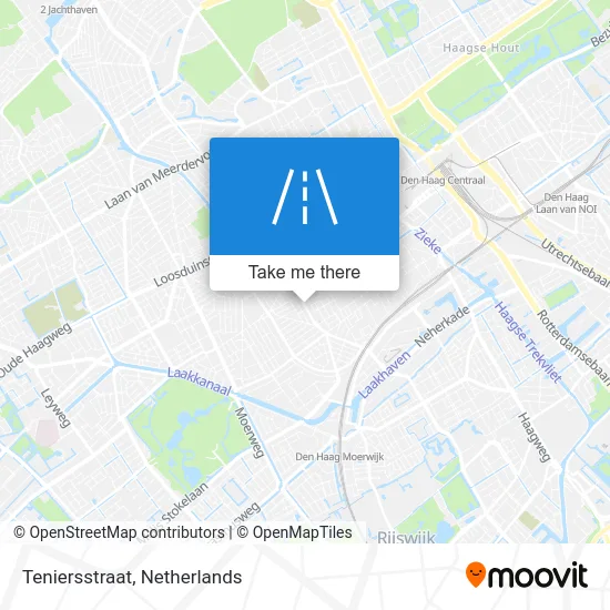 Teniersstraat map