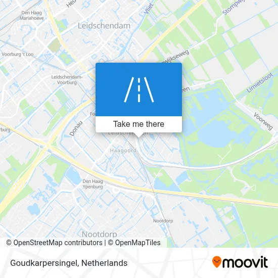 Goudkarpersingel map