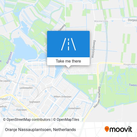 Oranje Nassauplantsoen map