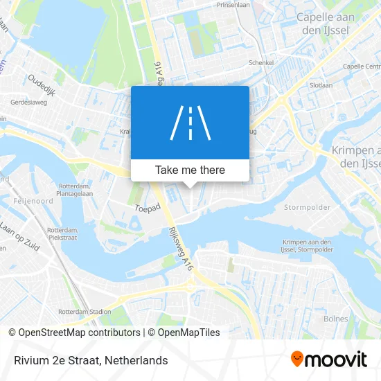Rivium 2e Straat map