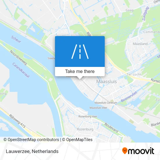 Lauwerzee map