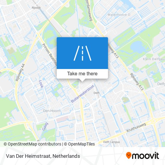 Van Der Heimstraat map