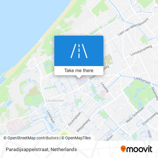 Paradijsappelstraat map