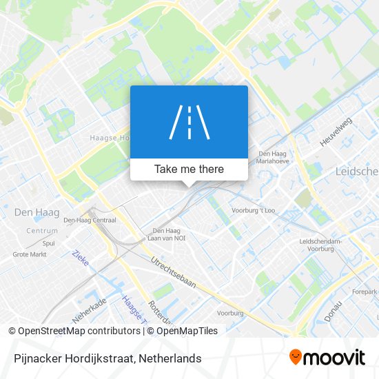 Pijnacker Hordijkstraat map