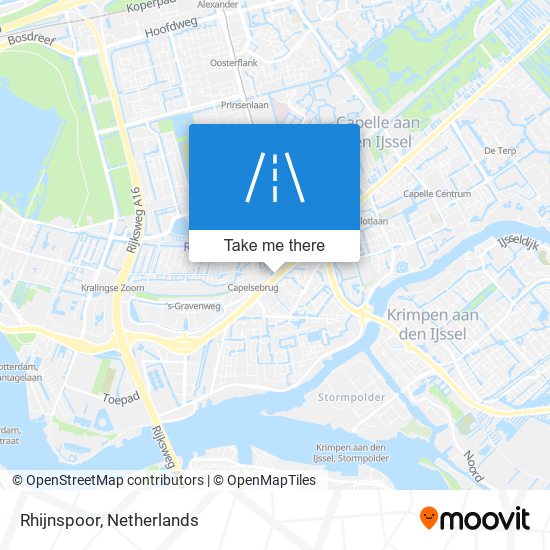 Rhijnspoor map