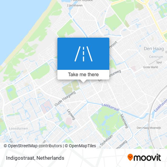 Indigostraat map