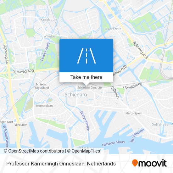 Professor Kamerlingh Onneslaan map