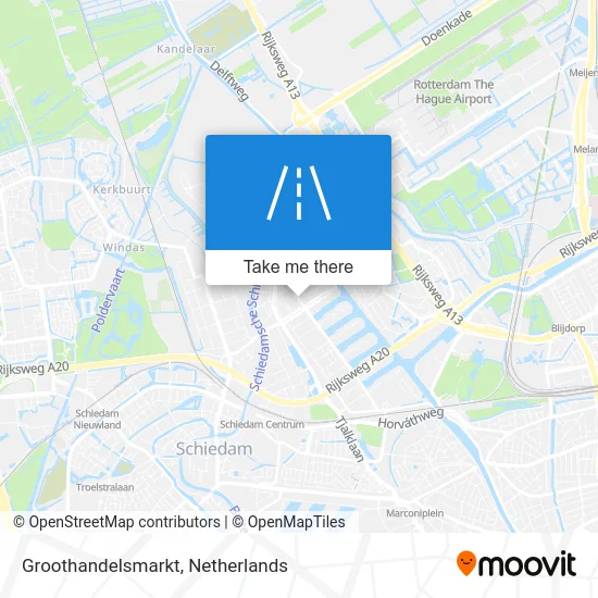 Groothandelsmarkt map