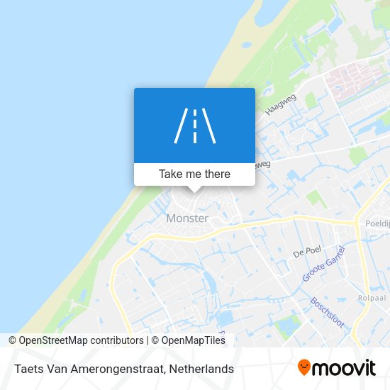 Taets Van Amerongenstraat map