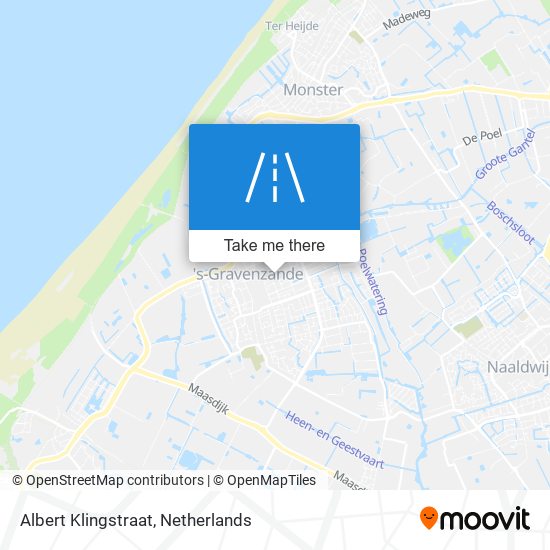 Albert Klingstraat map