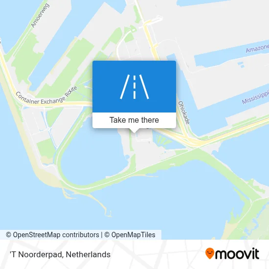 'T Noorderpad map
