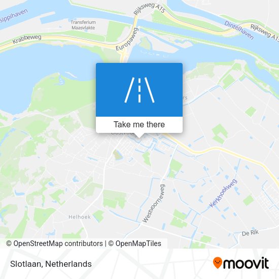 Slotlaan map