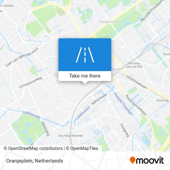 Oranjeplein map