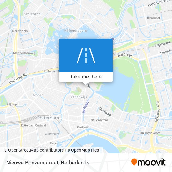 Nieuwe Boezemstraat Karte