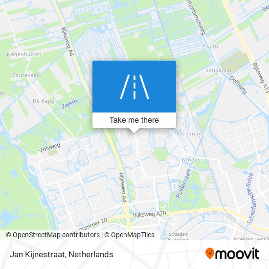 Jan Kijnestraat map