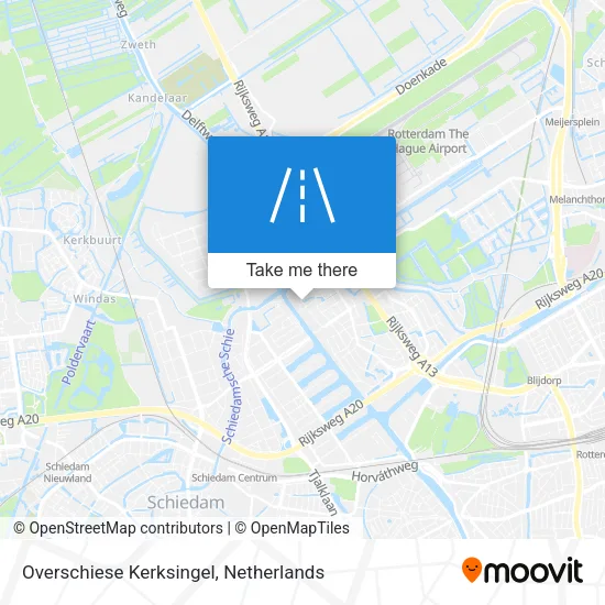 Overschiese Kerksingel map
