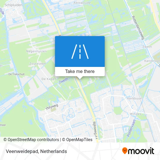 Veenweidepad map