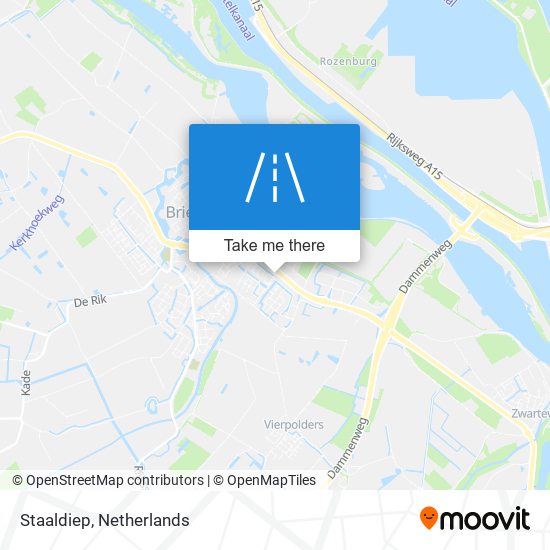 Staaldiep map