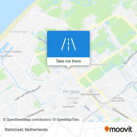 Balistraat map