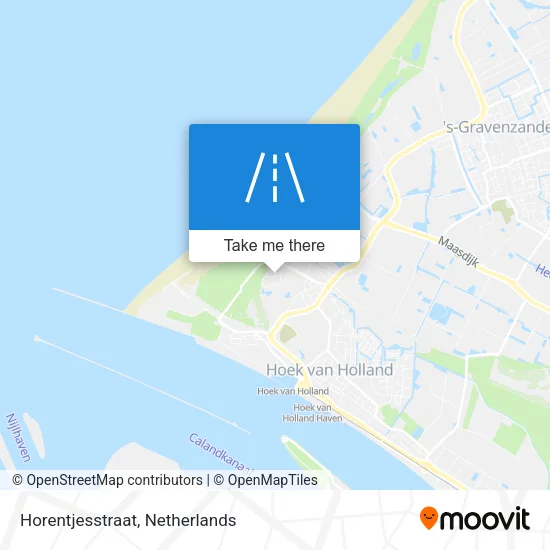 Horentjesstraat map