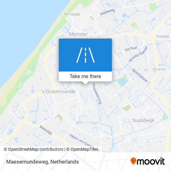 Maesemundeweg map