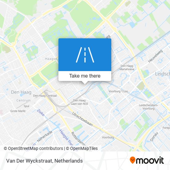Van Der Wyckstraat map