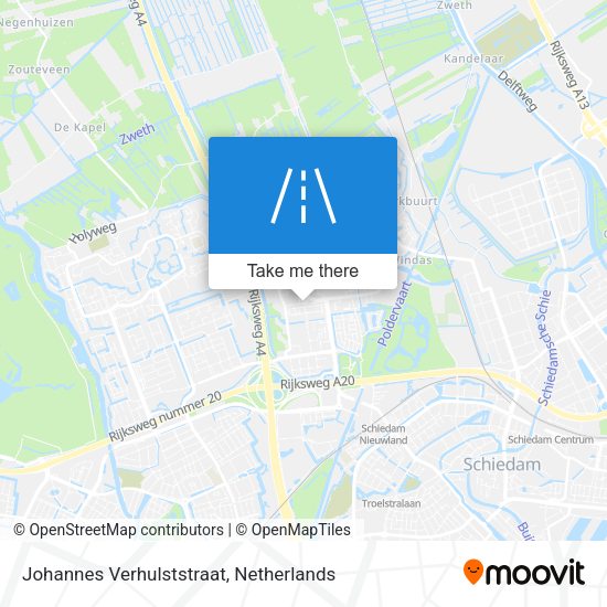 Johannes Verhulststraat map