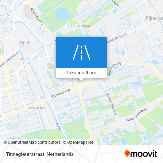 Tinnegieterstraat Karte