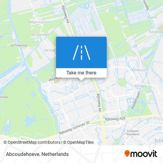 Abcoudehoeve map