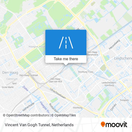 Vincent Van Gogh Tunnel map