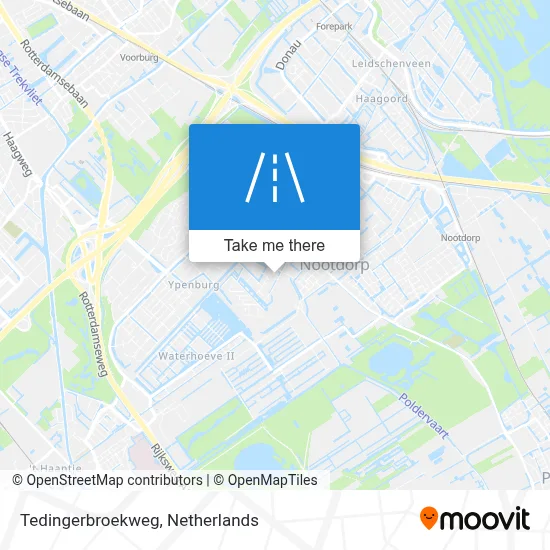 Tedingerbroekweg map