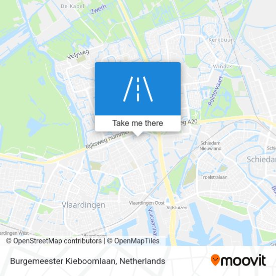 Burgemeester Kieboomlaan map