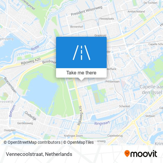 Vennecoolstraat map