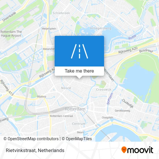 Rietvinkstraat Karte