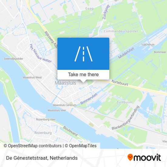 De Génestetstraat map