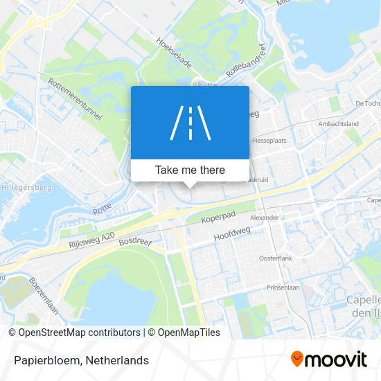 Papierbloem map