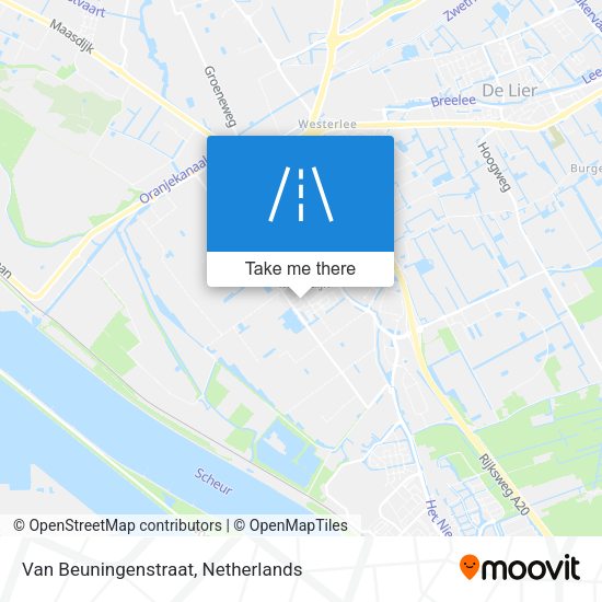 Van Beuningenstraat map