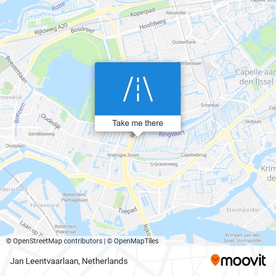 Jan Leentvaarlaan map