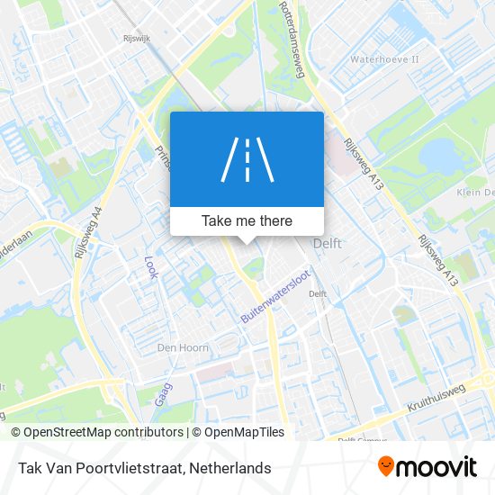 Tak Van Poortvlietstraat map