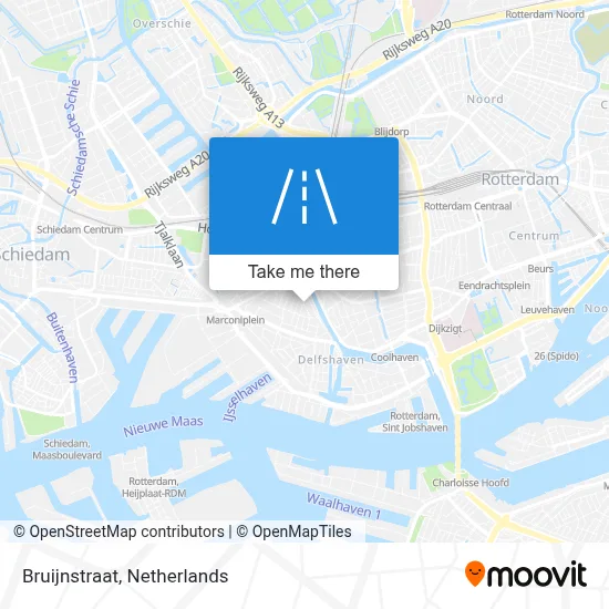 Bruijnstraat map