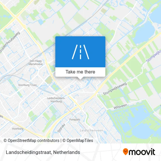 Landscheidingstraat map