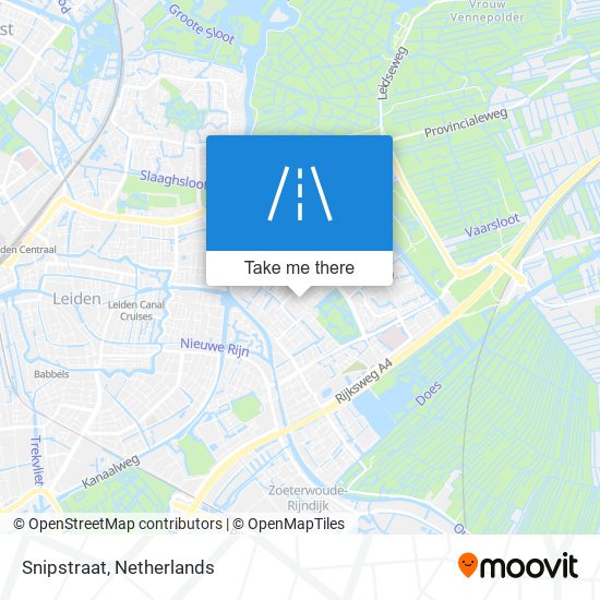 Snipstraat map