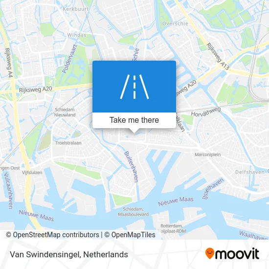 Van Swindensingel map