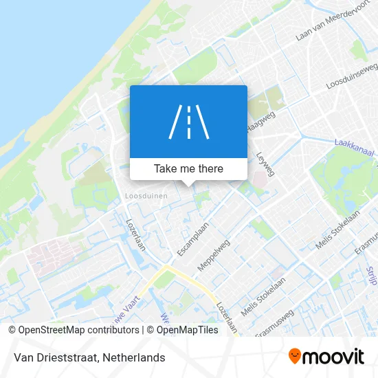Van Drieststraat map