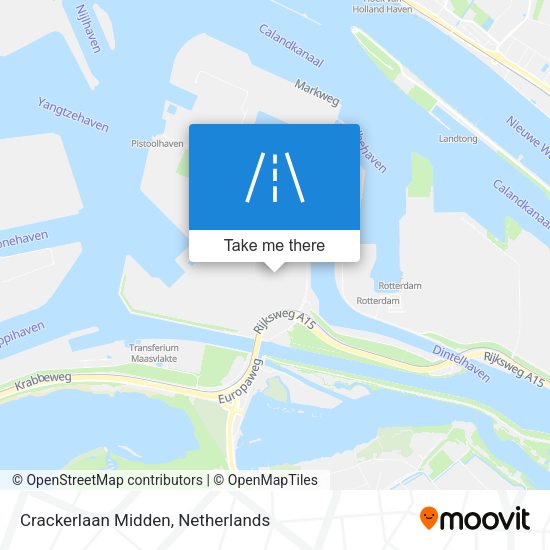 Crackerlaan Midden map